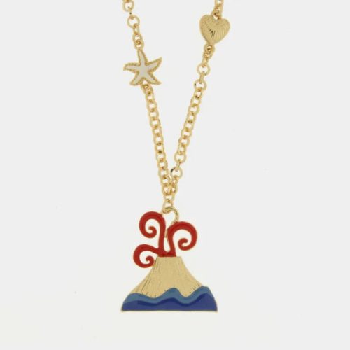 Collana in Metallo con Vulcano