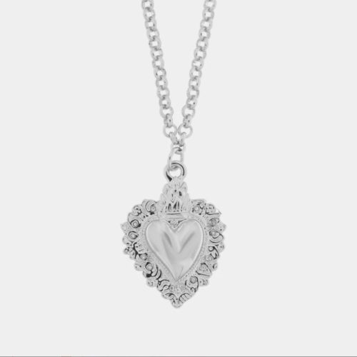 Collana in Metallo cuore sacro