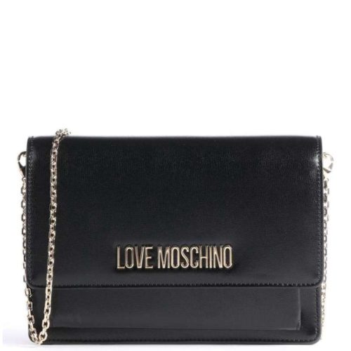 POCHETTE LOVE MOSCHINO EVENING IN PELLE SINTETICA JC4095PP1HLL0 000 NERO