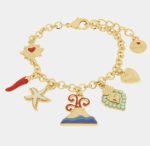 Bracciale in Metallo con simboli Napoli