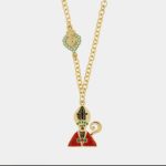 Collana in Metallo Con San Gennaro e cuore